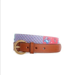 Vineyard Vines Original Patchwork Silk Belt